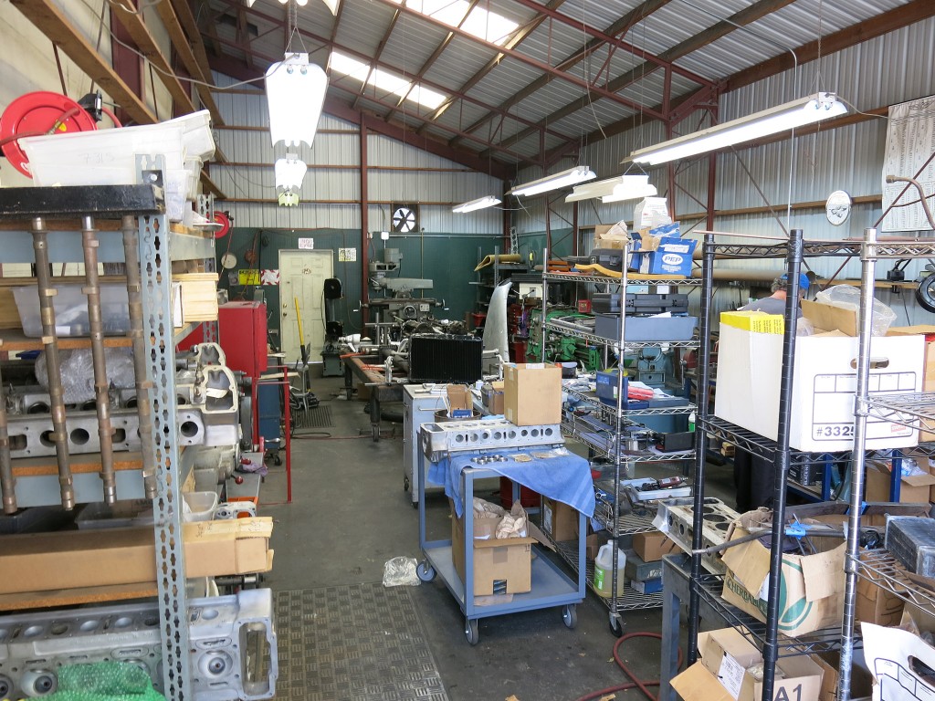 Machine and fabrication room.
